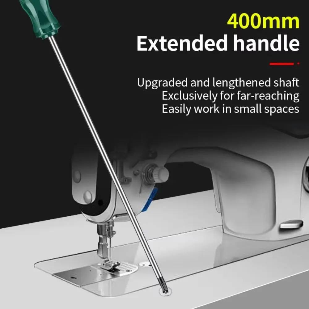 

Portable 400mm Torx Screwdriver Extra Long with Hole Hexagon Screwdriver Home Repair High Quality Allen Screwdriver