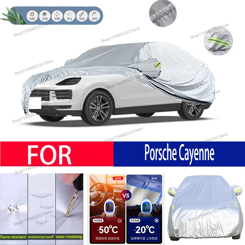 

For Porsche Cayenne Car clothing sun protection snow prevention antifreeze car protective cover auto cover