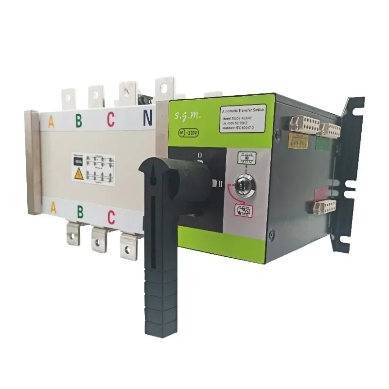 

Automatic Changeover Switch Generator ATS SUQ3-400A 4 Pole Generator Automatic Transfer Switch