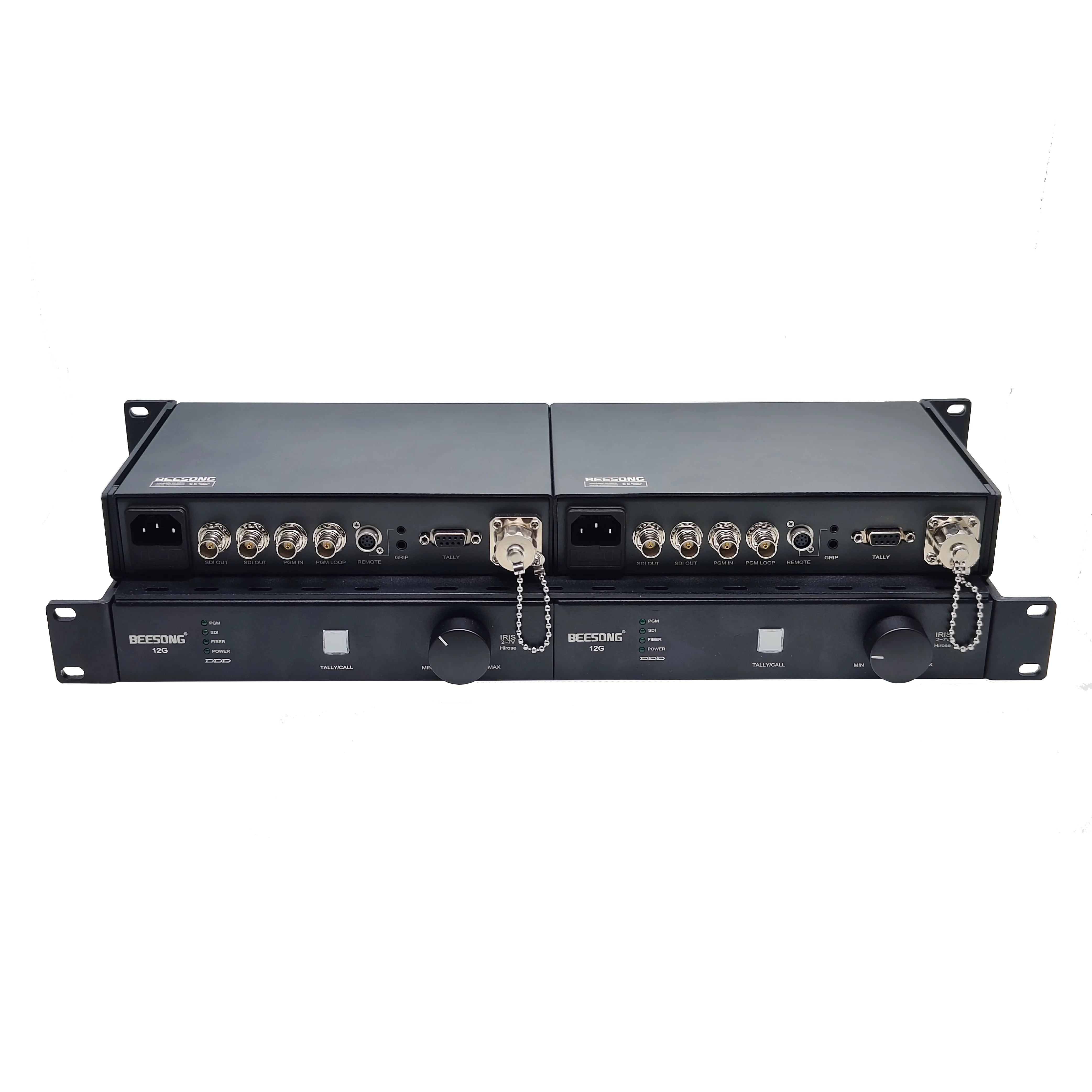 

12G-SDI EFP Video with Tally & PGM and REMOTE Signals Digital Video Fiber Optical Converter