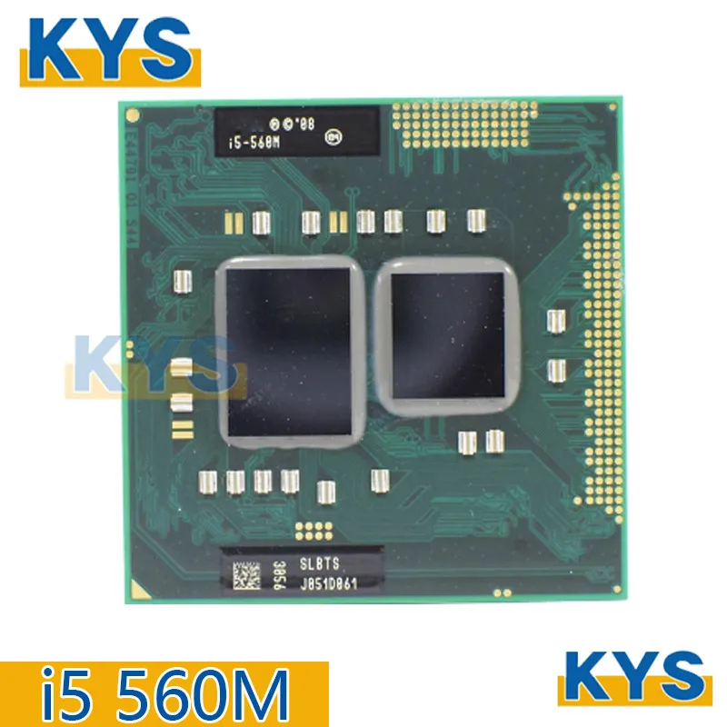 Intel Core For I5 560m I5-560M SLBTS   Dual-core 2.66GHz L3 3M PGA988 PGA988 CPU processor runs on the HM55