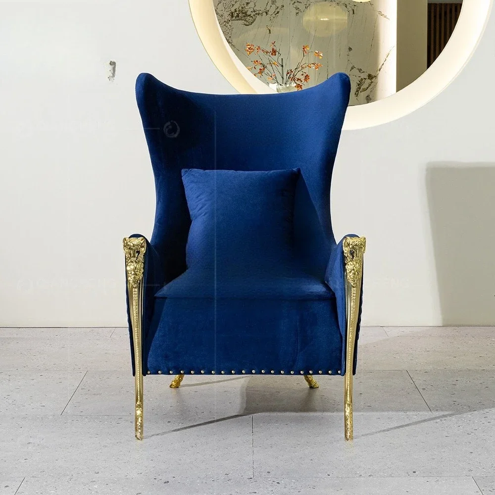 Amerikanischer leichter Luxus-Sofastuhl, Freizeitstuhl, Wohnzimmer, Internet-Promi-Tiger