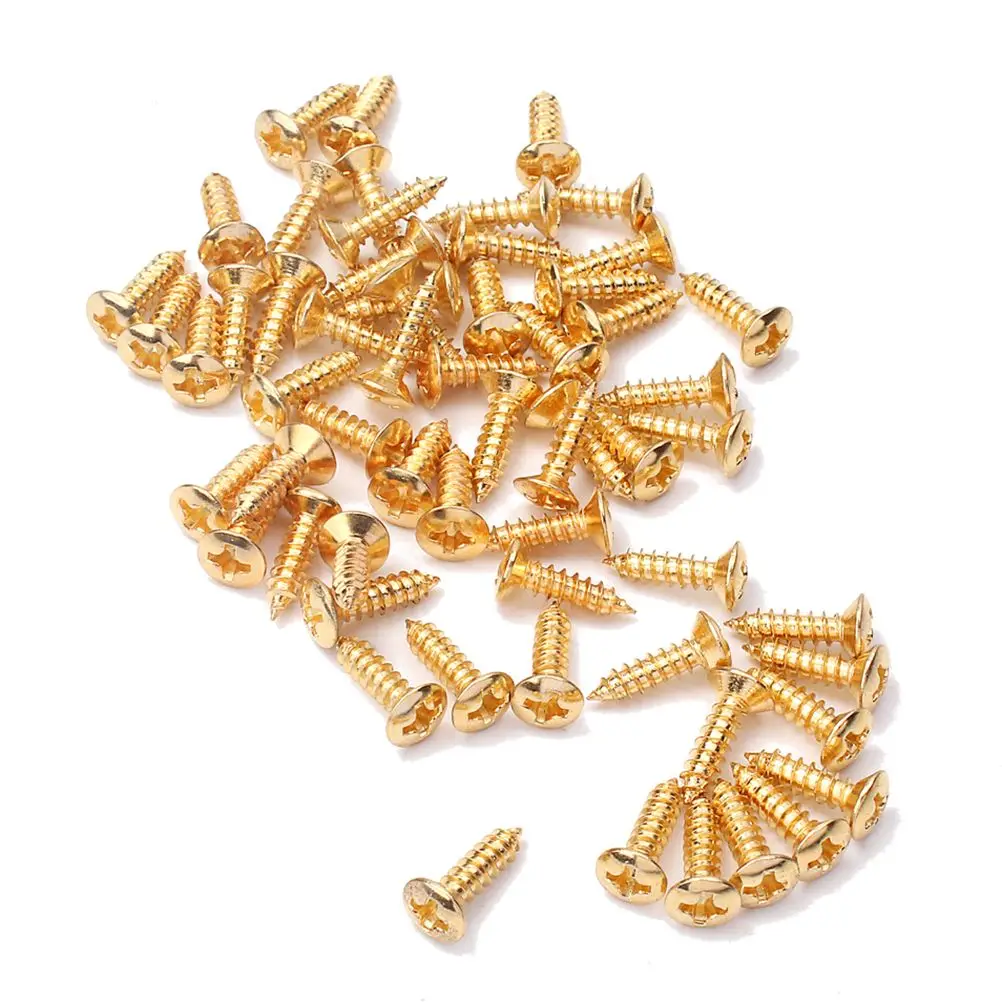 

10 Pcs Install Nails Guitar Parts Screws Pickguard Pickup Accessory Customization
