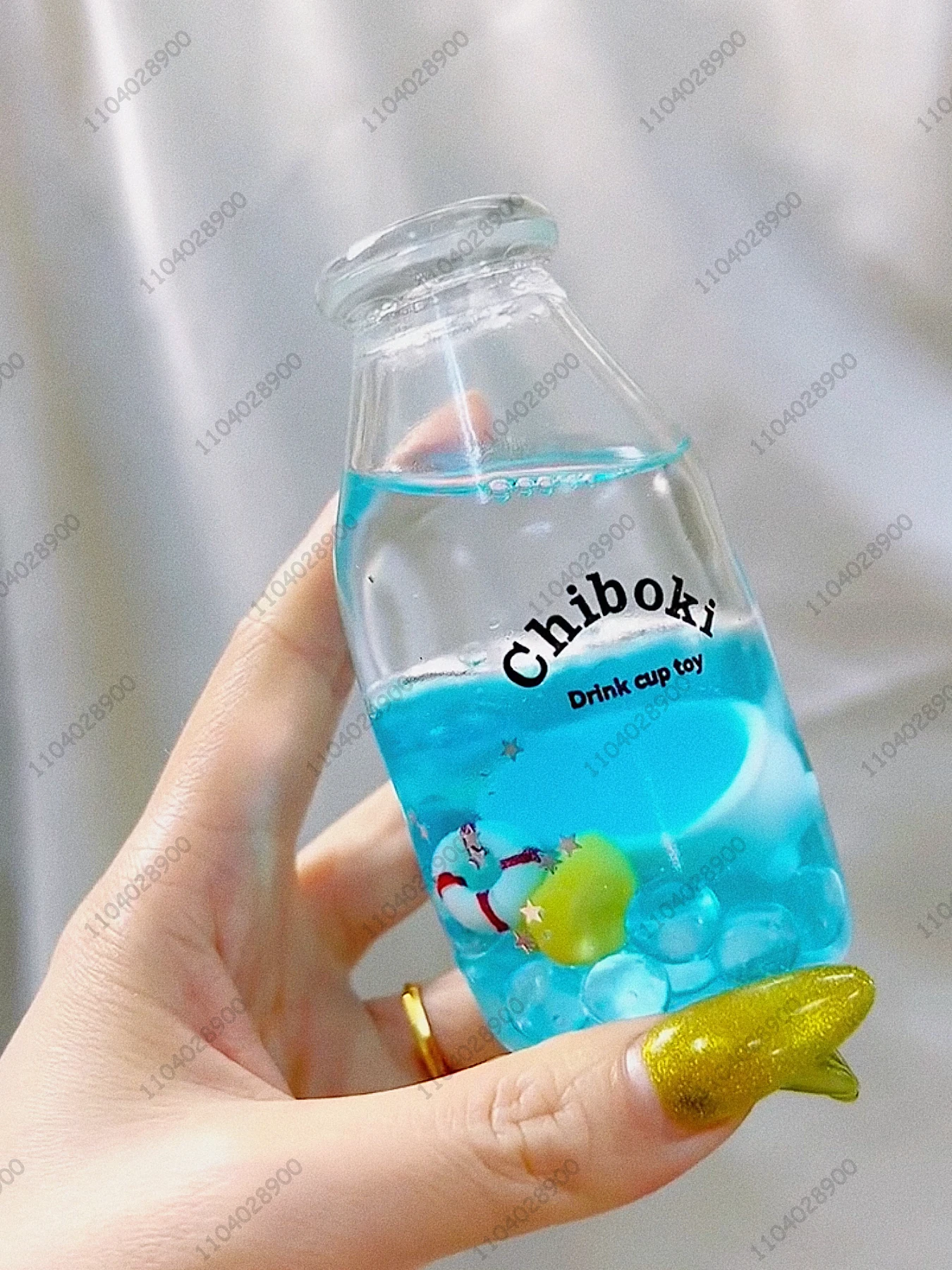 Palla antistress Bubba Bottiglia di tè Orso gommoso Palla antistress Palla di sfiato squishy fatta a mano Palla da spremere Alleviare lo stress Rilassare le mani Giocattolo regalo