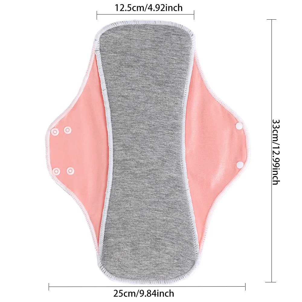 3 قطعة منصات الحيض بطانة الجرافين تدفق ثقيل قابلة لإعادة الاستخدام قابل للغسل منديل صحي لسلس البول والنساء الحوامل #2