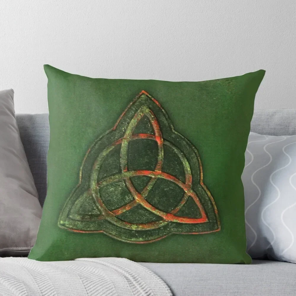 Book of Shadows - Charmed Triquetra Design Throw Pillow Luxury Pillow Cover Cushions For Children Pillow