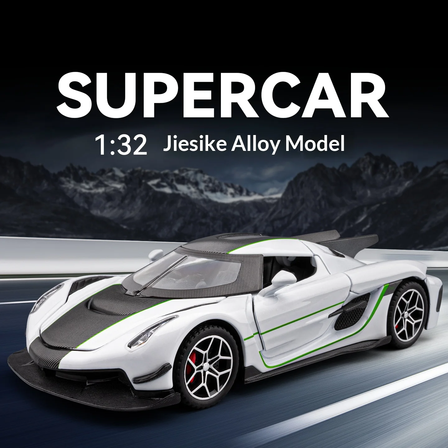 

1:32 Koenigsegg jesko car model children's alloy sports car toy car collection ornaments boy gift