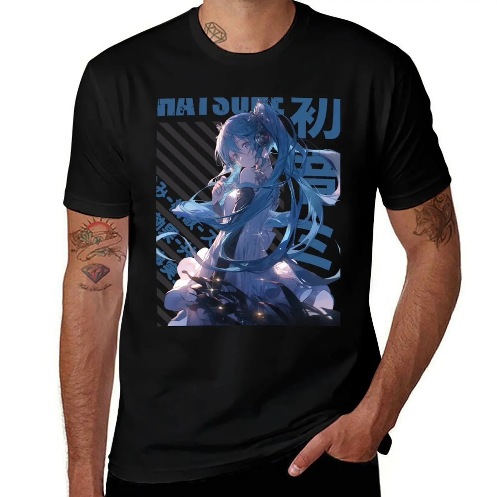 

Vocaloid - Hatsune Miku T-Shirt vintage oversized graphic tee luxury clothing labubu t shirts men