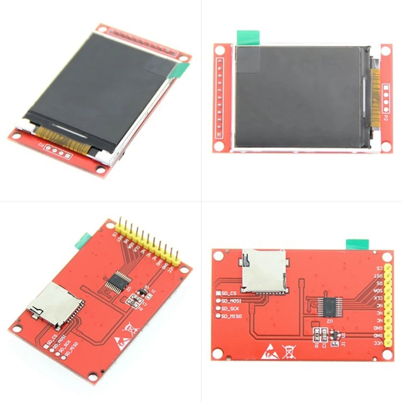 1 Pcs 2.0 Inch TFT LCD Screen Module  176X220 Color Screen Display  SPI Serial Port Display Screen Support 4 IO Driver