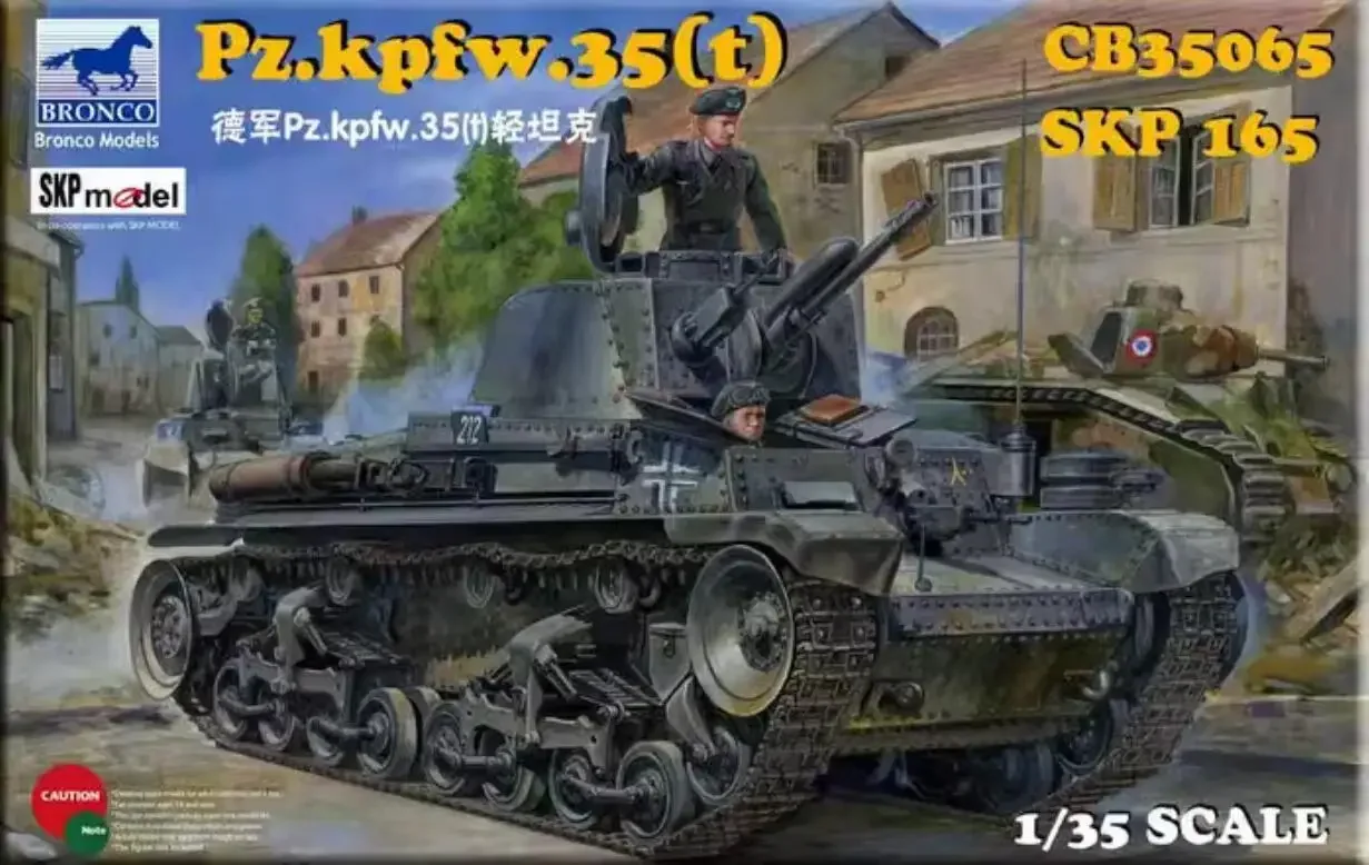 Bronco CB35065 1/35 German Pz.kpfw.35 (t) German Light Tank Model Kit