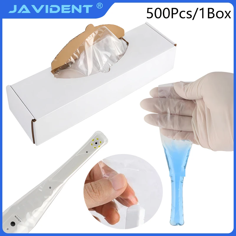 

500Pcs/Box Disposable Dental Endoscope Covers, Dental Supplies, Dust-Proof Isolation Covers for Endoscope Handles