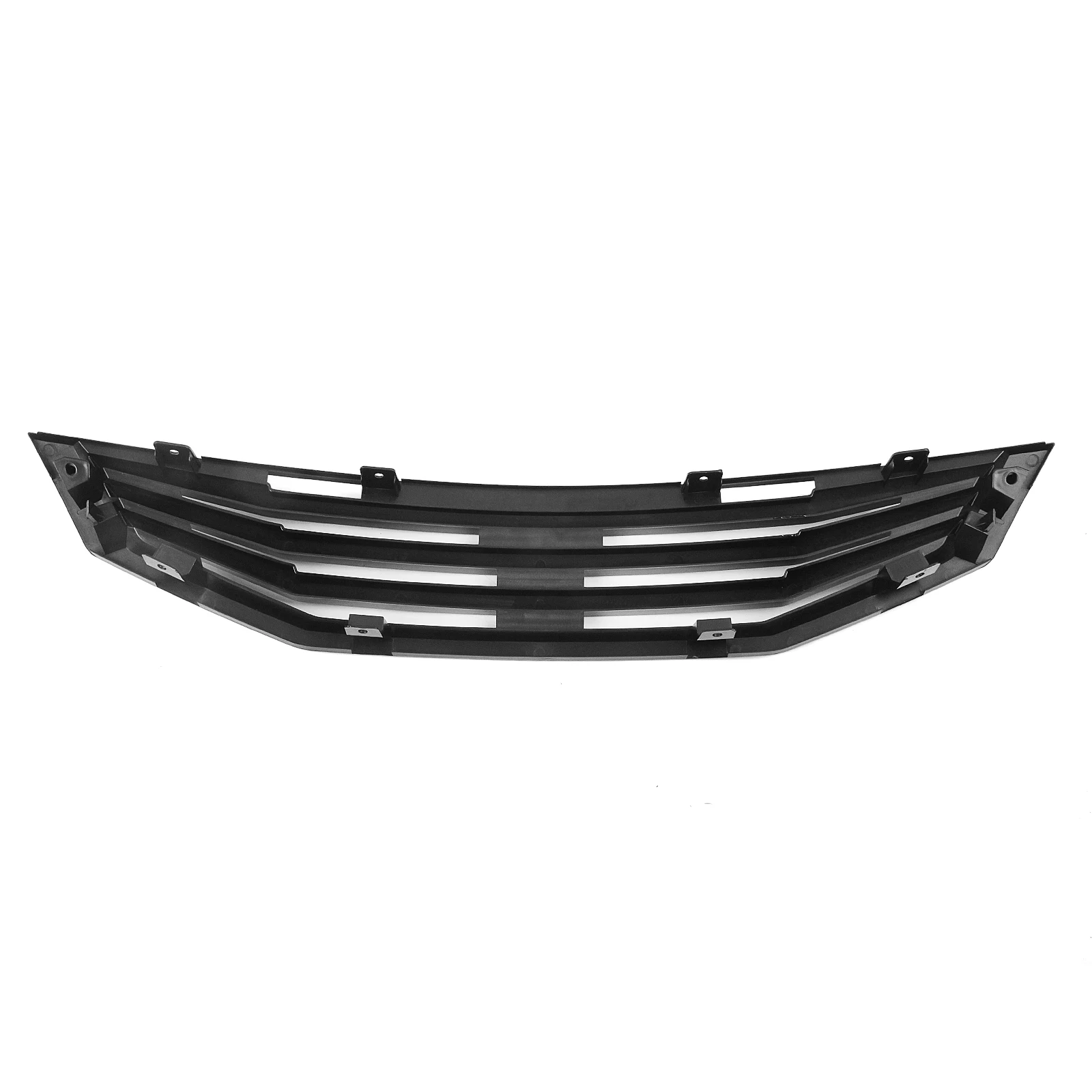 Front Grille Racing Grill For Honda Accord Coupe 2 Door 2008-2010 Gloss Black/Carbon Fiber Look Car Upper Bumper Hood Mesh Grid