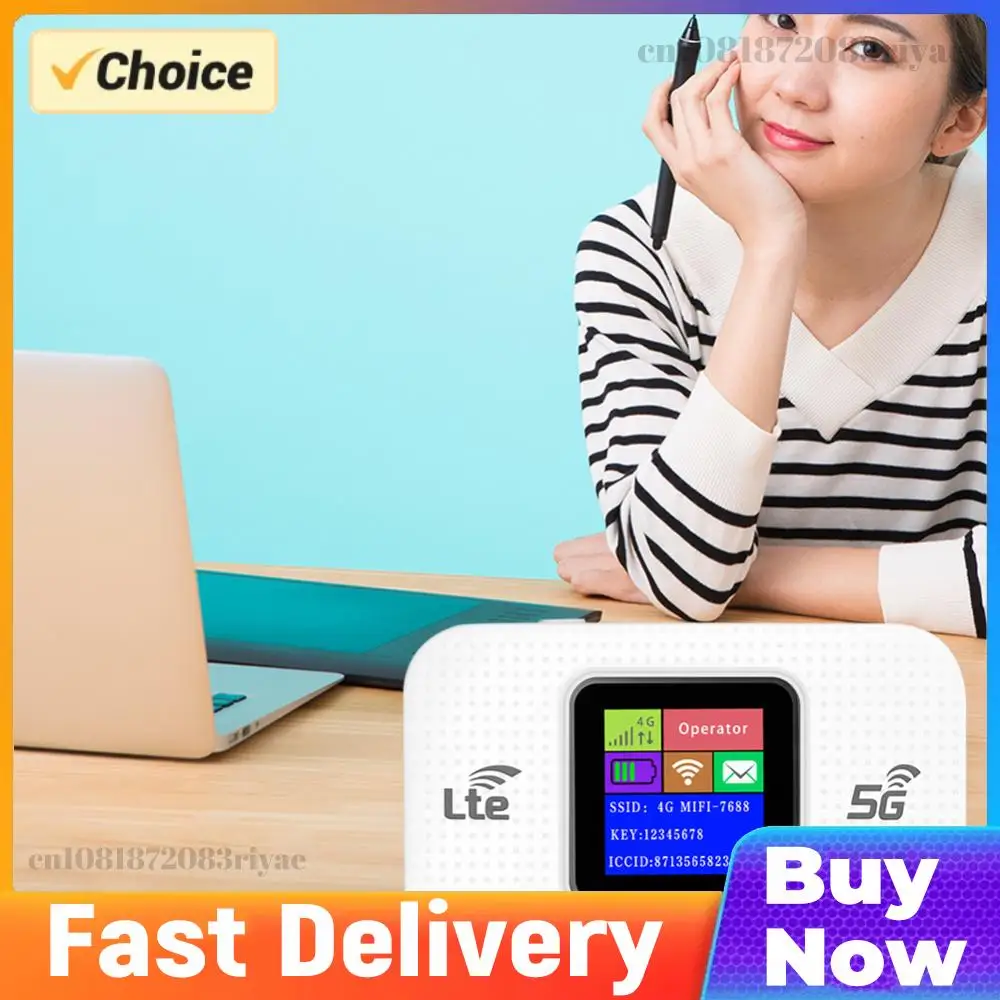 4G LTE Portable WiFi Device Wireless WiFi Router with SIM Card Slot Portable WiFi Mobile Hotspot Qualcomm MSM8916 Chip Plug Play