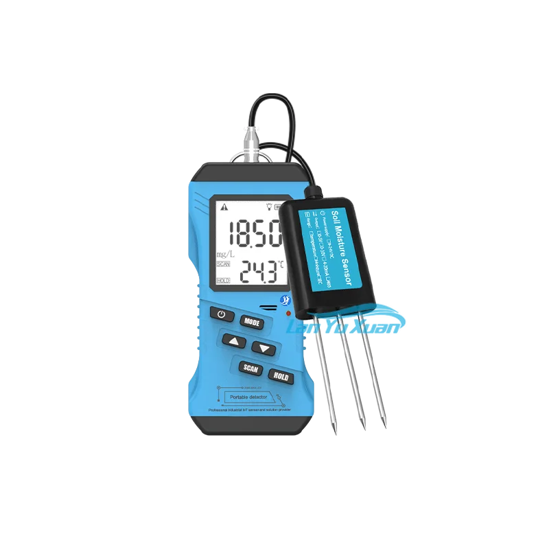 Sensor de suelo portátil, pantalla LED de mano, 7 en 1, para campos agrícolas