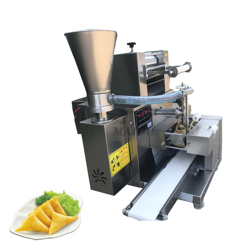 Multi Functional Automatic Empanada Machine Fried Curry Triangle Samosa Making Machine