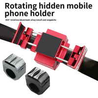 Bicycle Phone Holder Motorcycle MTB Navigation Holder Aluminum Alloy Ultralight Invisible 360 Degree Rotatable Cycling Equipment