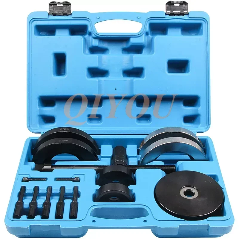 72mm Car Front Wheel Hub Disassembly Tool Bearing Puller Demolition Tool Wheel Hub Removal Kit for Auto Parts