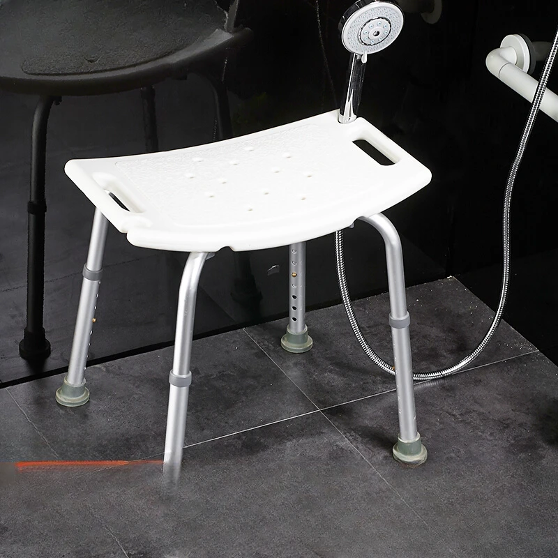 Aluminum alloy bath chair, elderly shower stool, non-slip bathroom stool, bath chair, pregnant woman bath stool