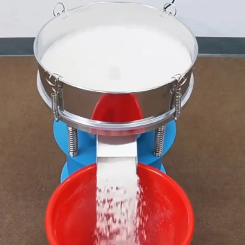 Small Powder Vibrating Screen Stainless Steel Sieve Machine