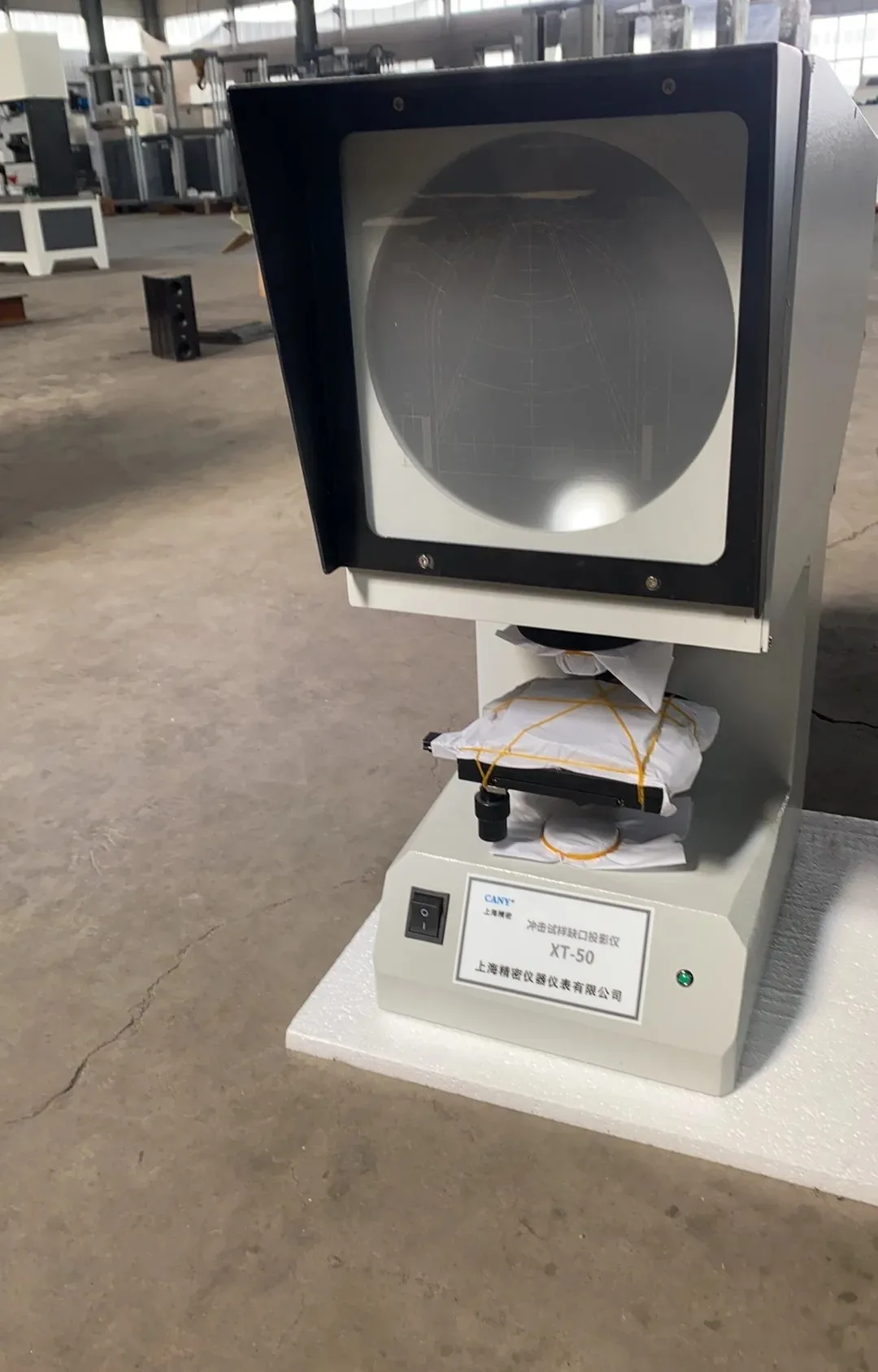 Impact Sample Notch Checking  CST-50 Impact Specimen Gap Projector/Impact Sample Notch Checking