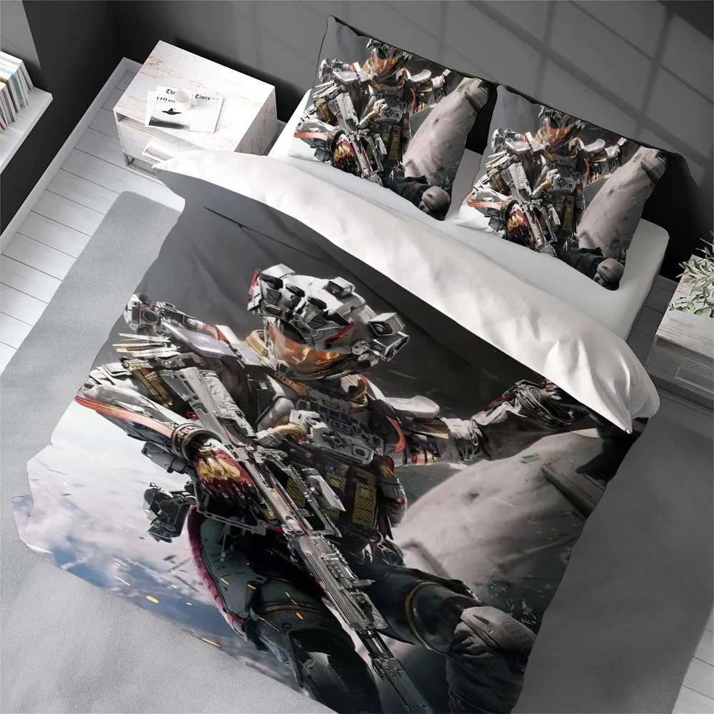 

Комплект постельного белья D-Delta Force Game: пододеяльник, 3 предмета, мягкий хлопок, для дома и общежития, подарок для студентов