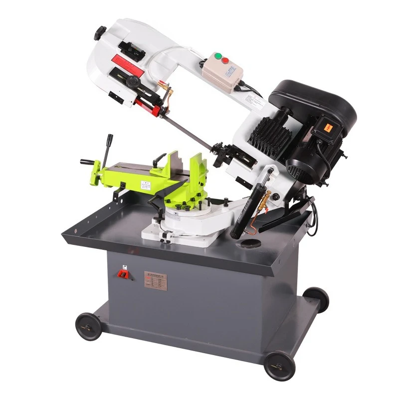 

Small horizontal band sawing machine Semi-automatic band sawing machine Portable multi-functional band saw machine