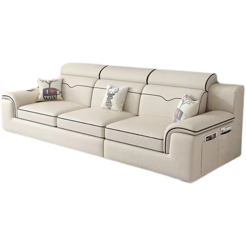 

Small apartment, technical cloth, princess, sofa, simple, corner, living room, cotton and linen, fabric art