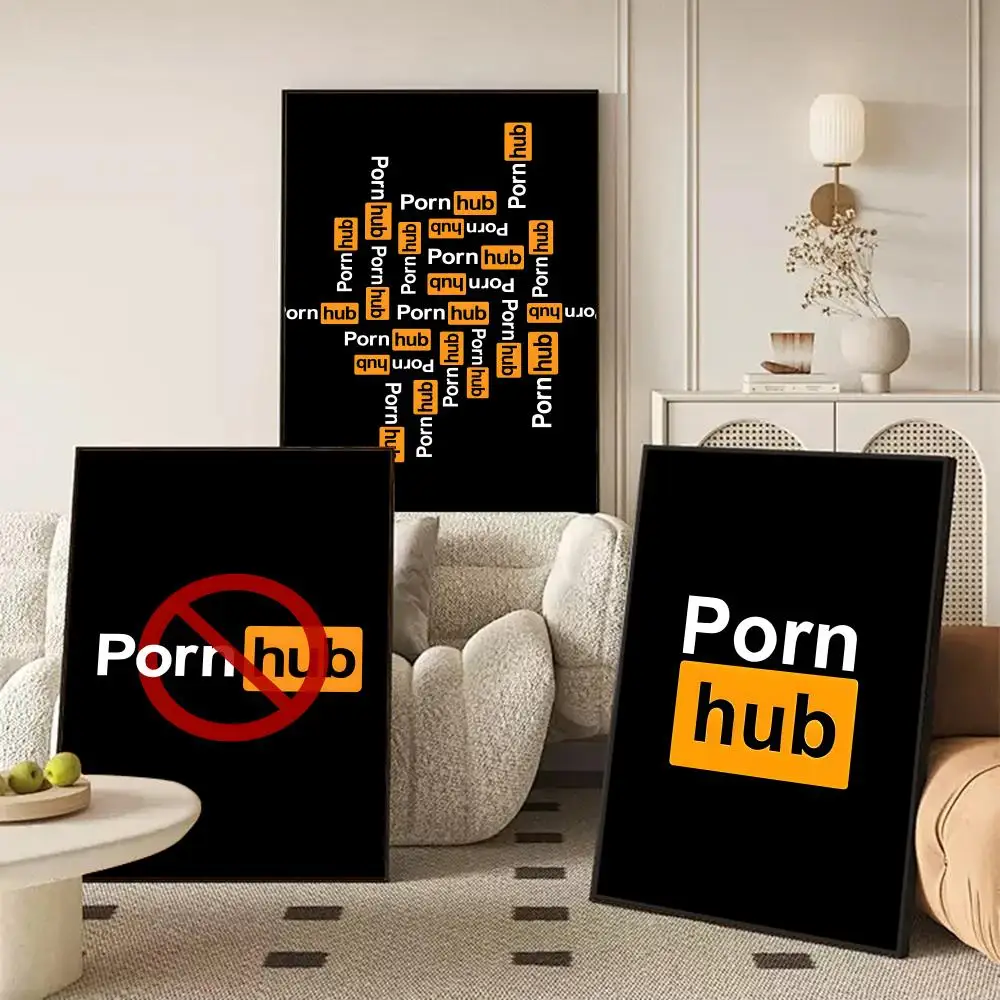 P-Porn Hub ملصق ملصقات HD مقاوم للماء اللوحة جدار الفن لغرفة النوم غرفة المعيشة ديكور المنزل الديكور هدية #3