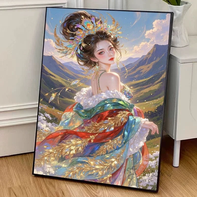 

Новинка 2025: Вышивка крестом Ele, эстетичная ручная алмазная вышивка в старинном стиле, простая и красивая