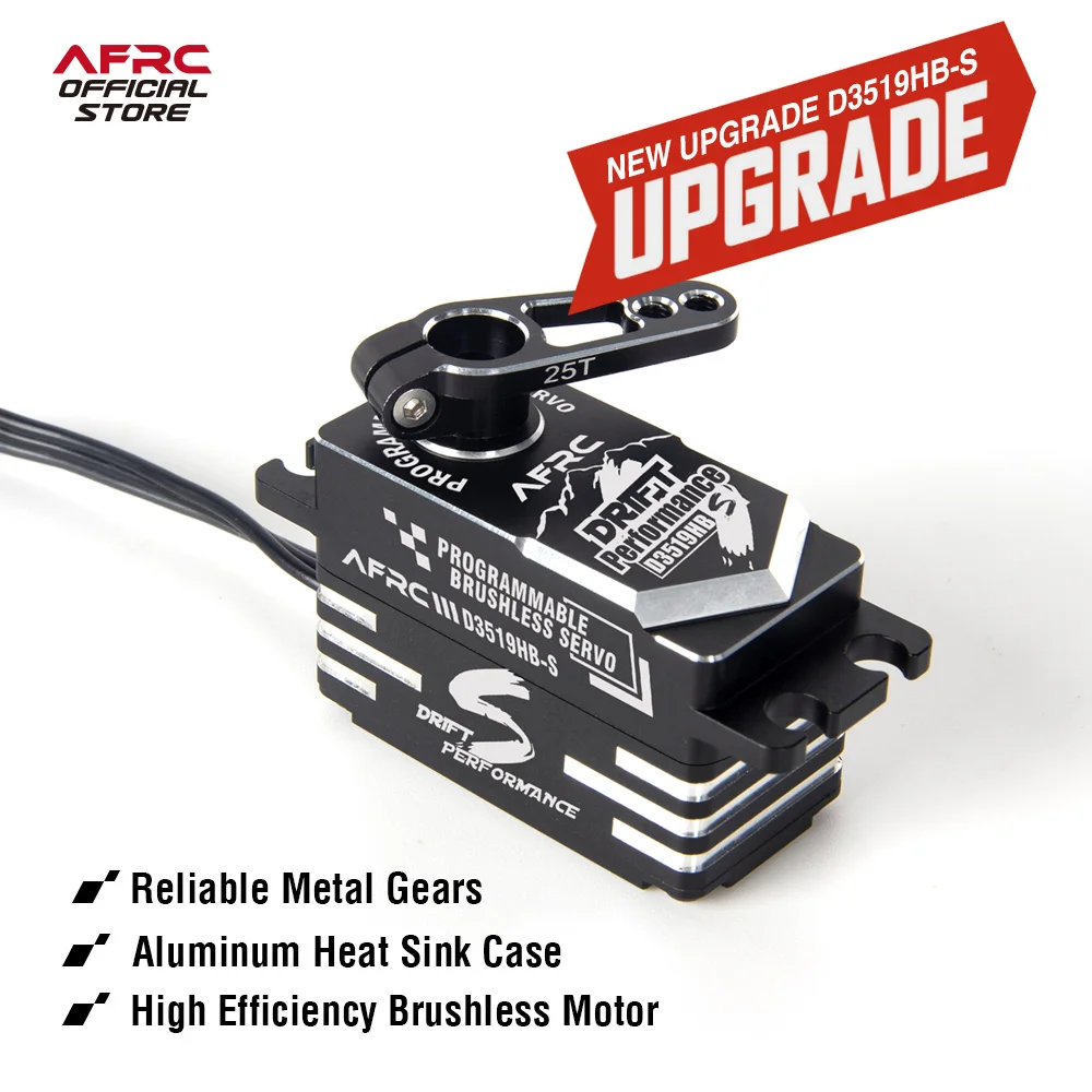 Afrc-d3519hb-s Low Profile Programmable Hv Brushless Servo For Yokomo Hsp Reve D,1/10,etc Drift Rc Car Diy Assembly Upgrading