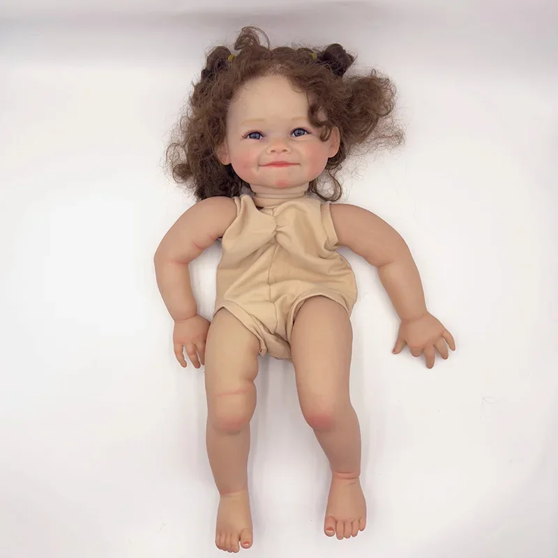 FBBD 24inch Reborn Doll Kit Raya Lifesize Toddler Limited Edition DIY Doll Parts Unfinished Painted Doll Kits image 3