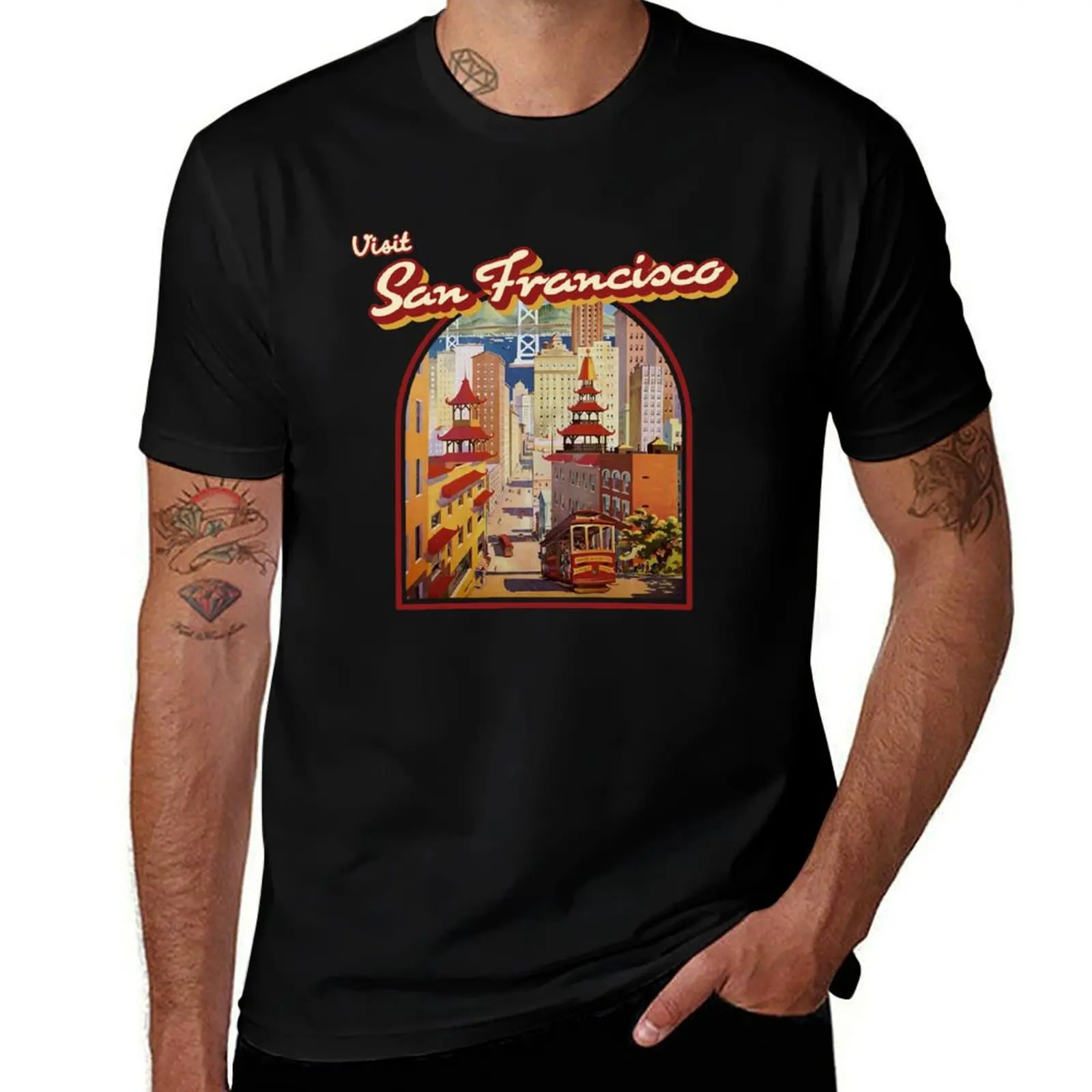 

San Francisco T-Shirt vintage oversizeds anime stuff essential t shirt mens designer t shirt