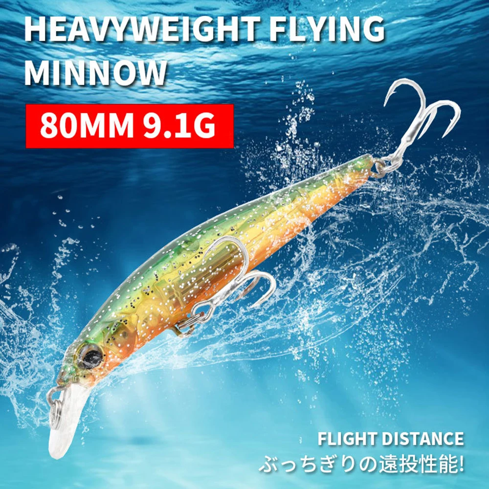 8 cm 9.1g leurres de pêche cou - Fishing Lure Jerkbait avis et prix