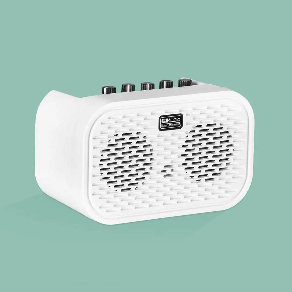 

Coolmusic UNIQUE-MINI 10W Electric Acoustic Guitar Amplifier Powered Portable Bluetooth Speaker with Distortion Delay Effects