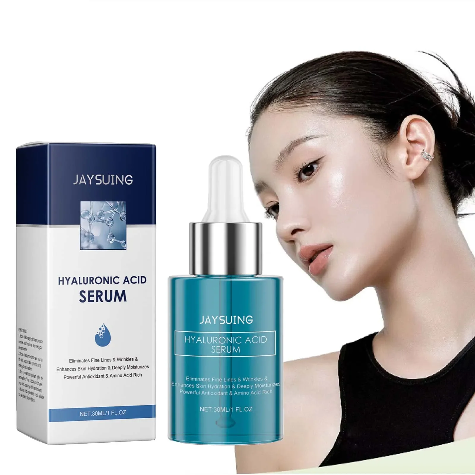 

Hyaluronic Acid Serum Moisturizing Retinol Deep Hydrating Tightening Nourish Dry Smooth Oil Control Brightening Skin Care Essenc