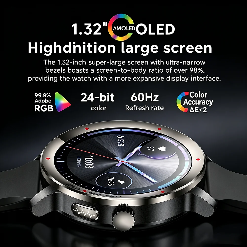 2026 New Nursing Grade ECG+PPG Smart Watch Health Analysis Blood Pressure Lipids Uric Acid Wireless HD Call Smartwatch Men Women