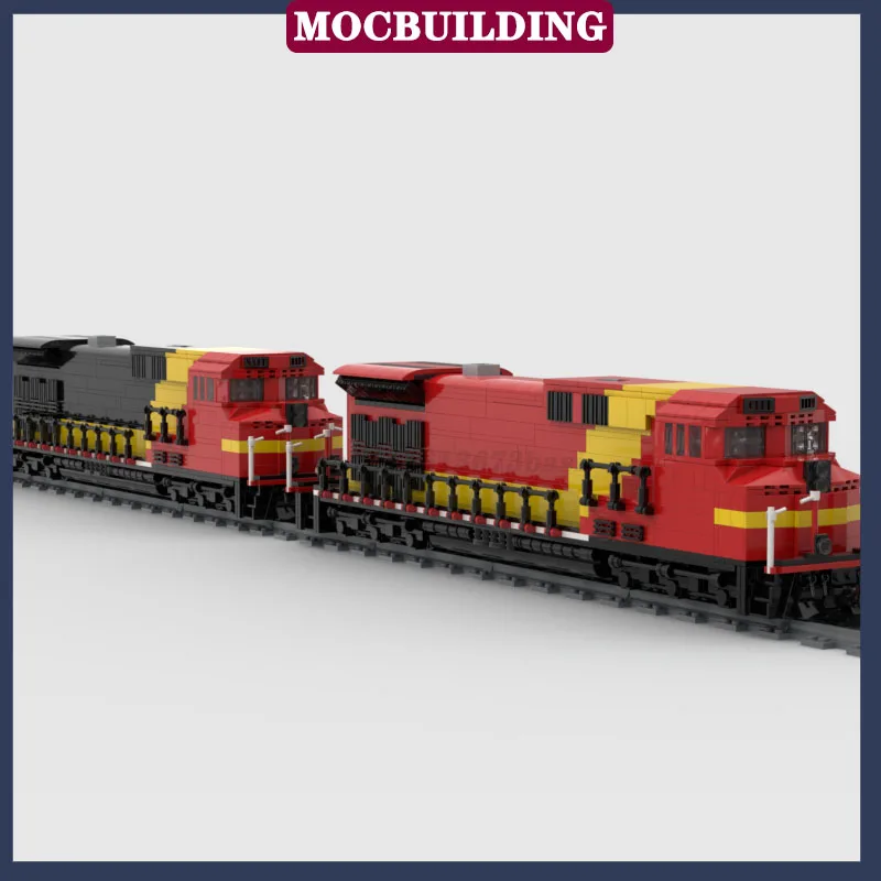 Fernbedienung Modell Zug Baustein MOC Stadt Lokomotive Gebäude Eisenbahn Junge Spielzeug Geschenke