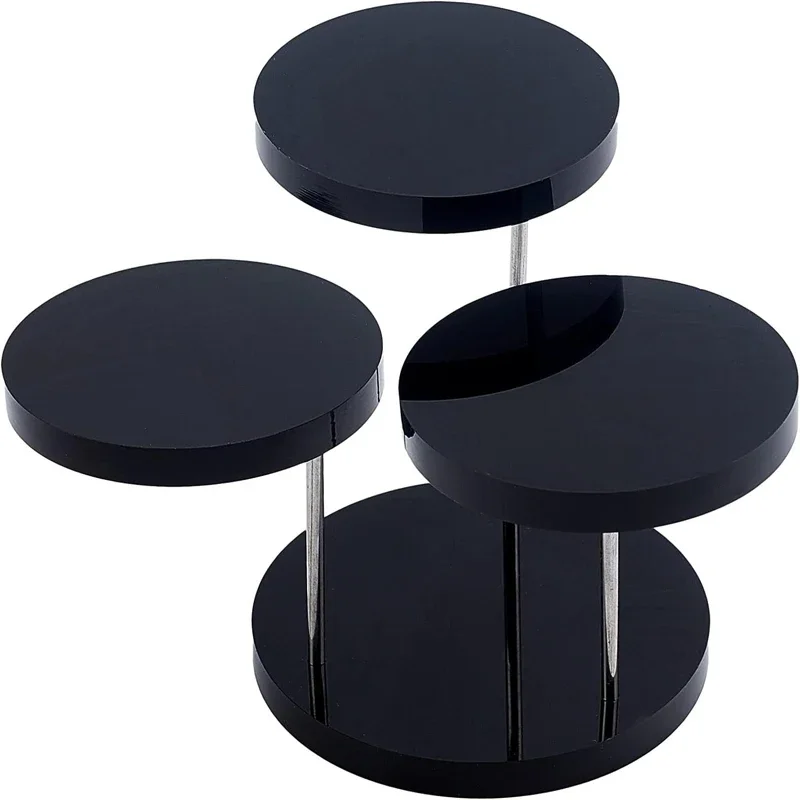 Acrylic Three-layer Jewelry Display Stand Jewelry Storage Rack Small Figurine Base Ring Earrings Small Accessory Display Stand