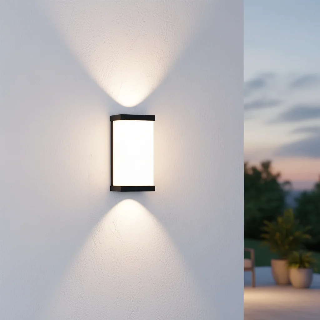 

1Pack LED Rectangle Warm Glow Waterproof Wall Sconce Patio Wall Indoor Decoration Ambient Guide Lights