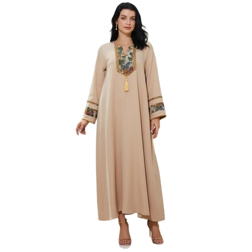 

Ближний Восток, мусульманское этническое платье, халат, Дубай, Аравия, Саудовская Аравия, элегантное платье, длинное платье Абая cw51894