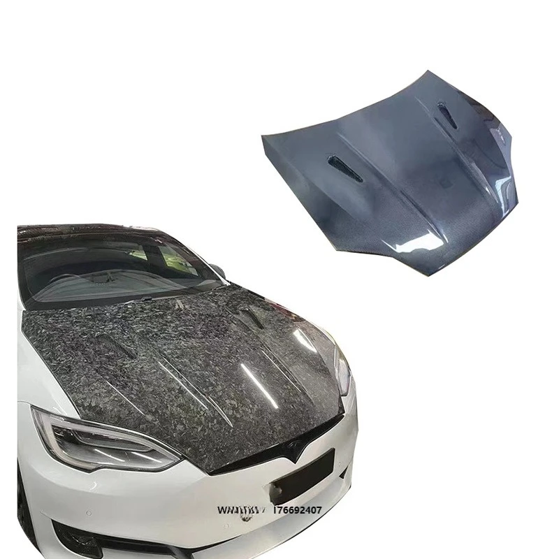 Factory Price Carbon Fiber Hood for Model S Engine Cover Perfect Fitment