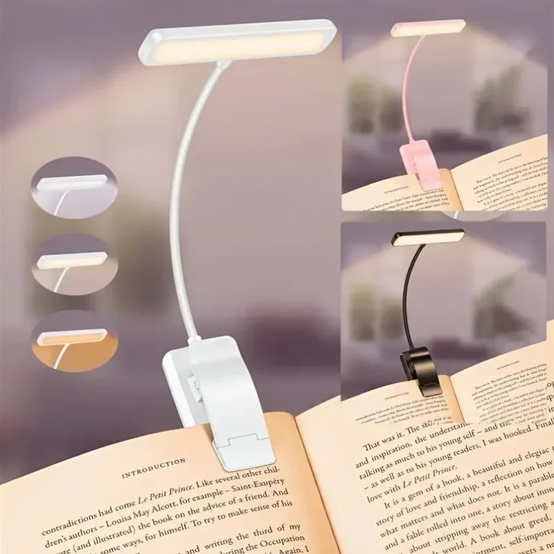 USB Rechargeable Clip-On Book Light 1