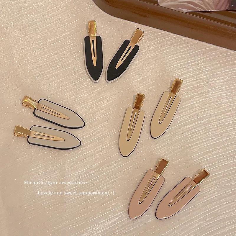 Hair Clip Invisible Seamless Summer Front Side Bangs Mini Resin Nonslip Lightweight Durable for Fine Hair and Baby Hairs