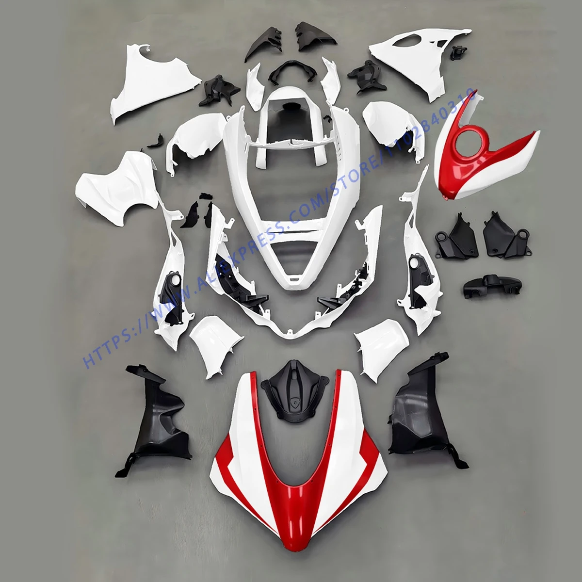 For V4 V4S 2025 2026 Full Fairing Kit ABS Plastic Custom Painted Fairings Replacement Bodywork Cowl Red White