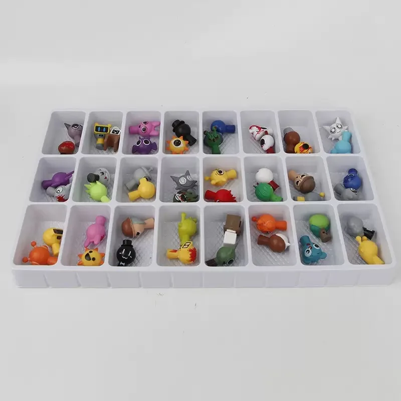 24 pz/48 pz/scatola Sprunki Action Figure Cieco Scatola Intera Set Sprunkies Gioco Giocattolo per Dare Giochi Ventole Natale Calendario Advento Regalo