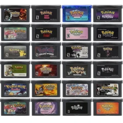 

GBA Game Cartridge Pokemon Series Glazed Ultraviolet Flora Sky Korosu Vega 32 Bit Video Game Console Card