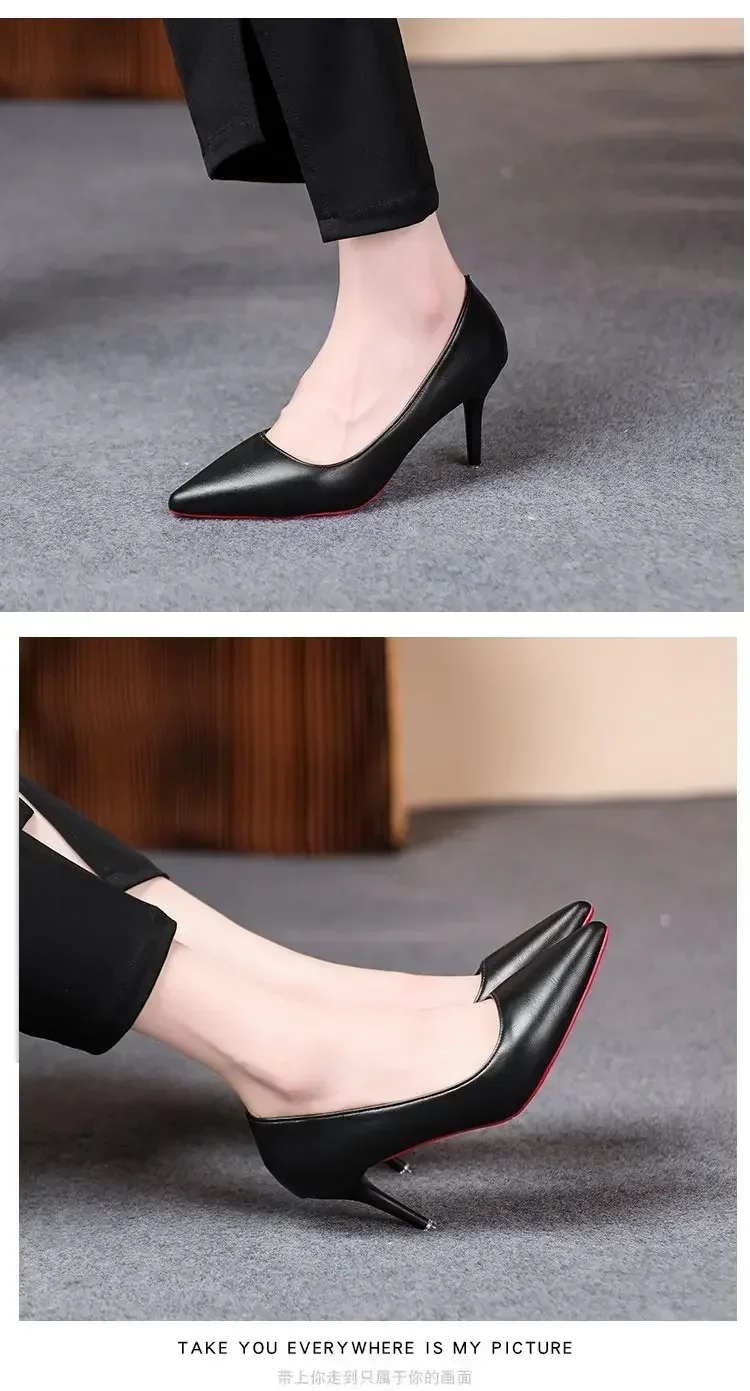 Sexy Spitze Lackleder High Heels Elegante Damen-Stilettos für Partys Klassische Schwarze Pumps für Beruf und Freizeit – Detail 21