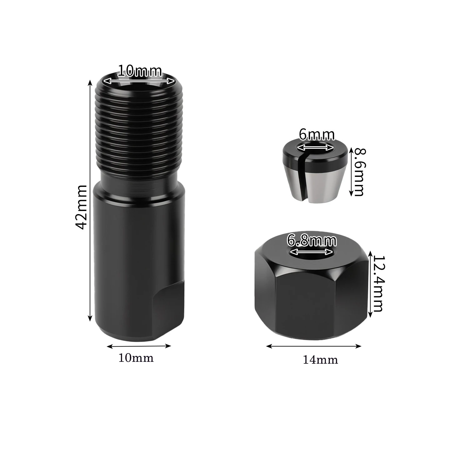 Transparent Base For Edge Trimmer Converter Kit For Angle Grinder Adjustable Depth Routing Carving Tool ABS Silver Gray Power Ac