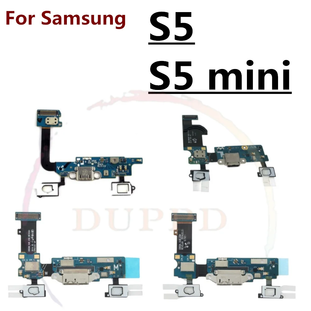 USB Charging Charger Dock Port Board With Microphone Mic Flex Cable For Samsung Galaxy S5 Mini G900 G800 G850