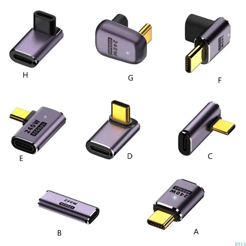 R91AスモールUSB Cアダプター電話ラップトップタブレット用のアルミニウム合金USB COTGアダプター